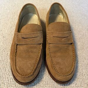 Banana Republic Men's Tan Suede Loafers (Size Men’s 8)